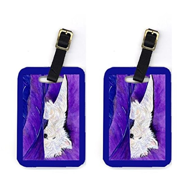 Carolines Treasures Carolines Treasures SS8337BT Pair of 2 Westie Luggage Tags SS8337BT - main